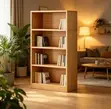 4-Shelf Open Storage Bookshelf - 3