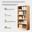 4-Shelf Open Storage Bookshelf - 4