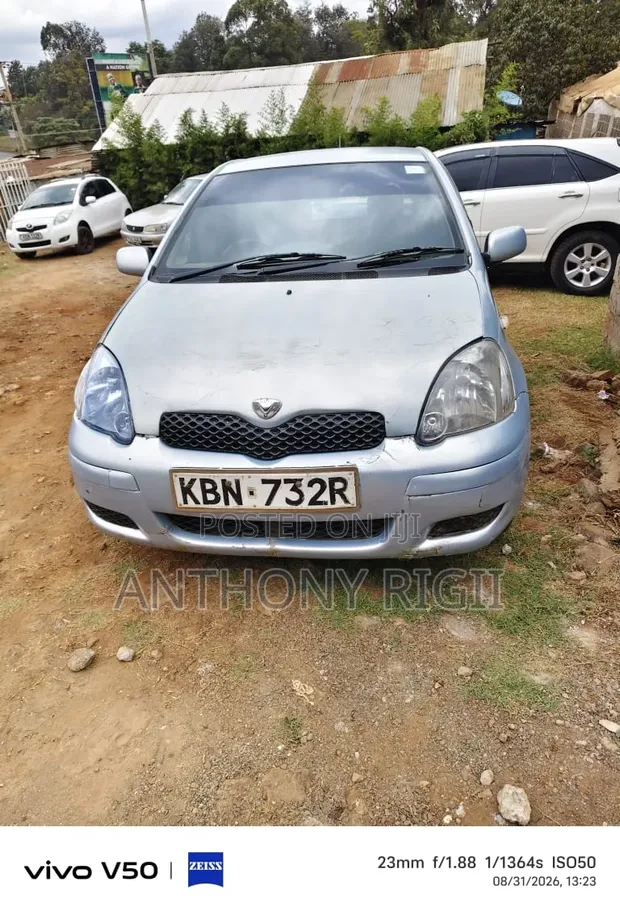 Toyota Vitz 2004 Blue - 1