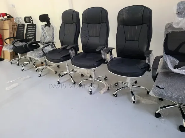 Luxury Executive Recliner Office Chair - Grey - 1