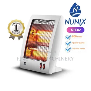 Nunix Portable Electric Room Heater yenye Overheat Protection