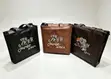 African Leather Tote Bag with Laptop Section - 1