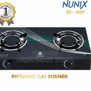 Nunix 2 Burner Infrared Gas Cooker