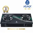 Nunix 2 Burner Infrared Gas Cooker - 2