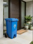 Wheelie 120 Liter Plastic Dustbin - 1