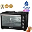 Nunix 40L Electric Rotisserie Oven with Double Hot Plate - 1