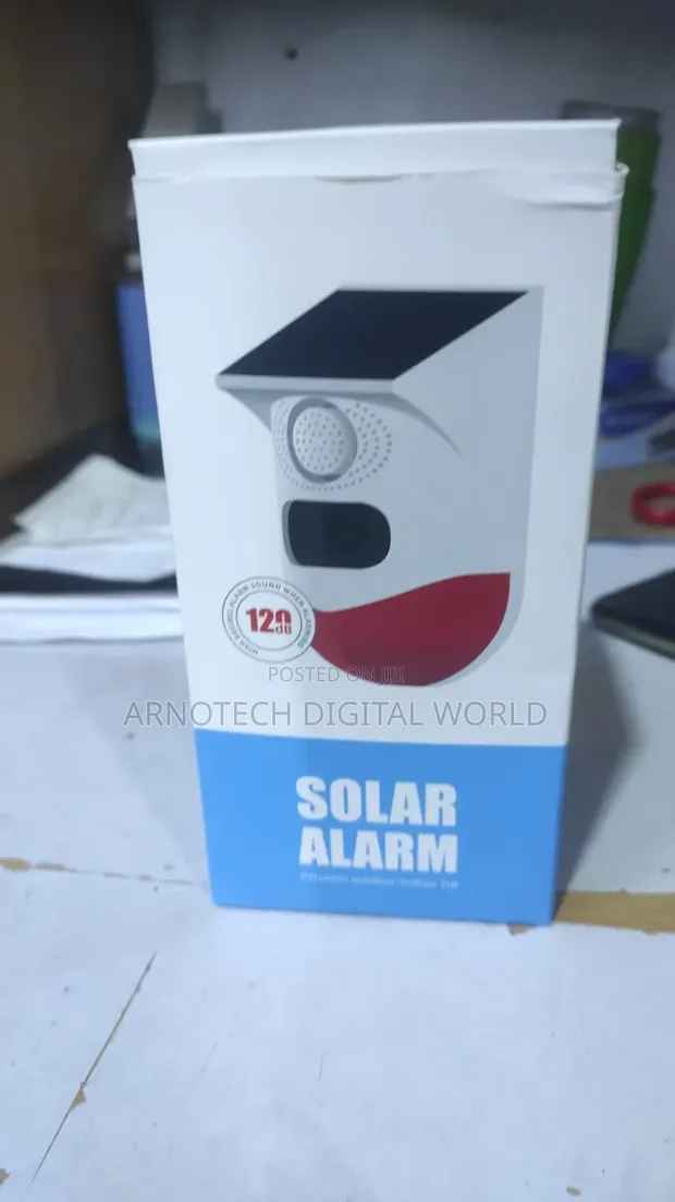 Tuya Smart Solar WiFi Motion Sensor Alarm - 1