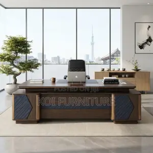 Office Desk; 2.4 Meters Executive Urbe President Desk