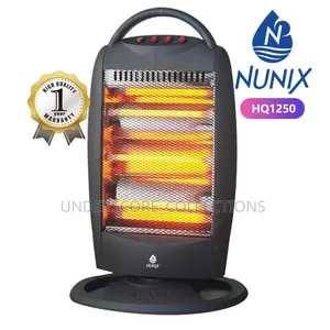 Nunix HQ1250 Ceramic Quartz Heater ya Chumba