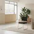 Office Chair: Sled Base Visitors Mid Back Mesh Seat - 1