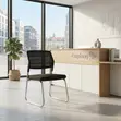 Office Chair: Sled Base Visitors Mid Back Mesh Seat - 2