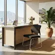 Office Chair: Sled Base Visitors Mid Back Mesh Seat - 3