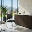 Office Chair: Sled Base Visitors Mid Back Mesh Seat - 4