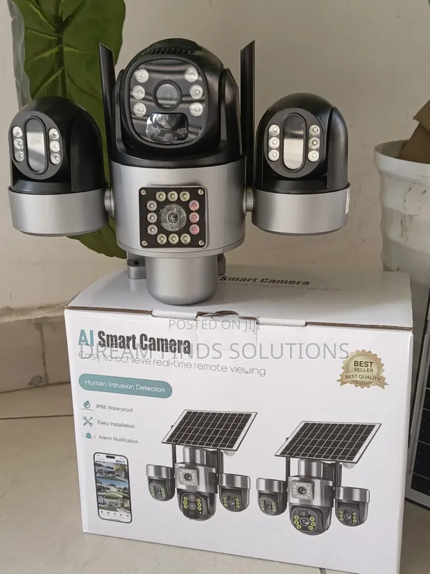 NovaEye Ultra: Mfumo wa Kamera wa Solar wa 360° wenye AI na Lensi Tatu - 1