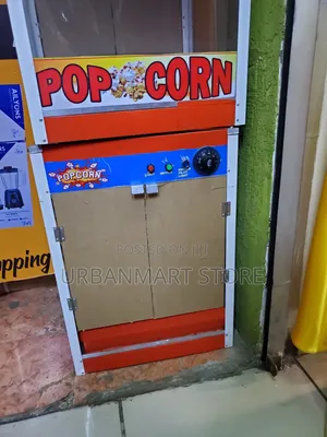 Commercial Popcorn Maker with Glass Display