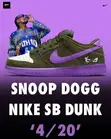Nike SB Dunk Low 'Snoop Dogg' Sneakers - 2