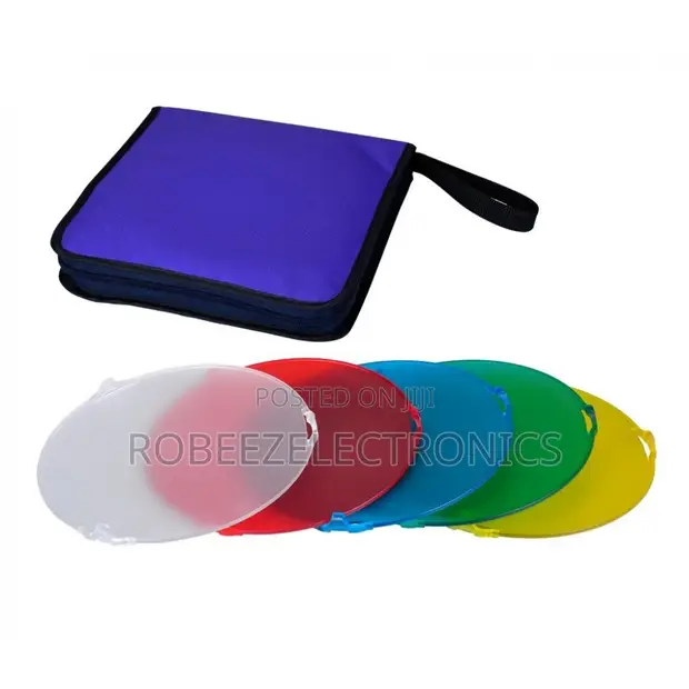 NiceFoto SN-518 5 Color Gel Filter Set - 1