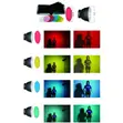 NiceFoto SN-518 5 Color Gel Filter Set - 2