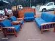 7-Seater Blue Open Sofa Set - 2