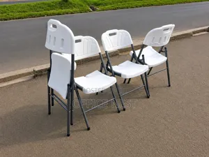 White Plastic Folding Chairs - Event, Office, School