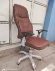 Brand New Leather Recliner Chair - Dark Brown - 2