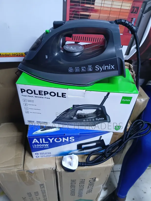 Syinix Polepole Steam Iron Box 2000W - 1