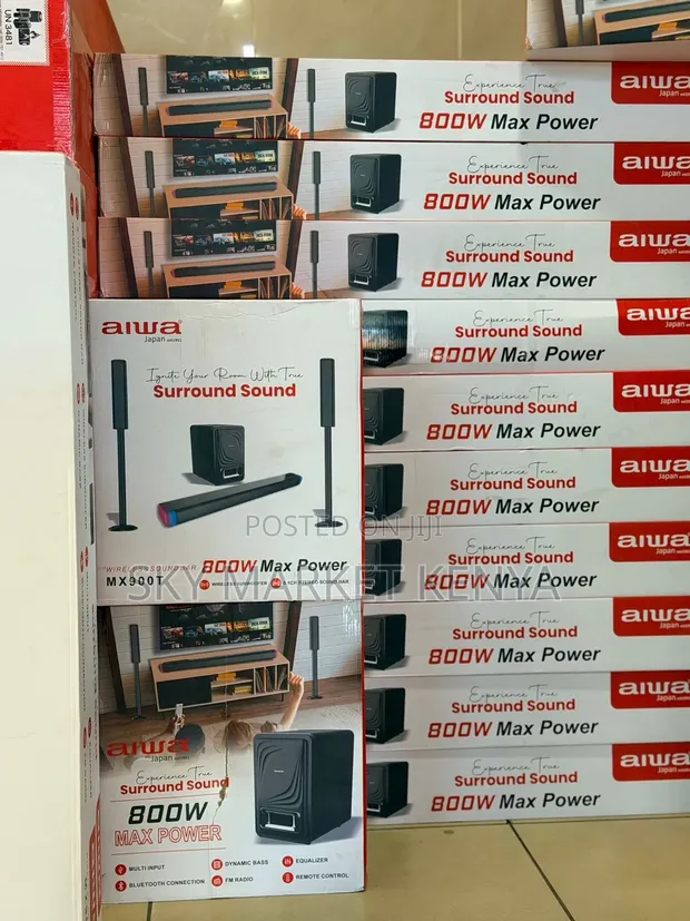 AIWA 800W 6.1CH Wireless Soundbar with Subwoofer - 1