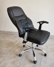 Executive Leather Office Chair - High Back Swivel - 5