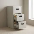 3-Drawer Home Locker Cabinet - White - 4