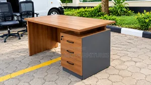 Boss Office Products Executive Desk with Drawers