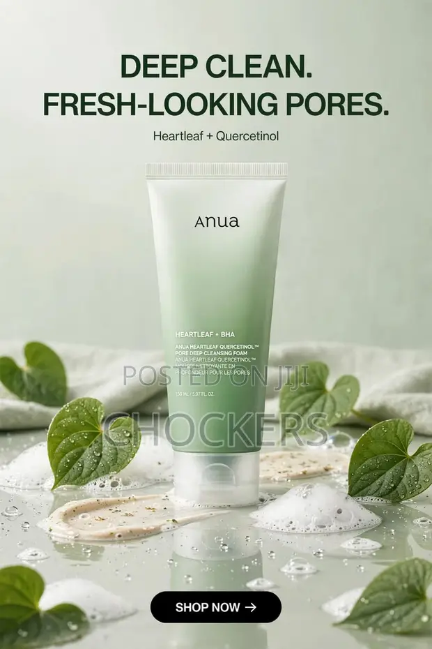 Anua Heartleaf + BHA Quercetinol Deep Cleansing Foam - 1