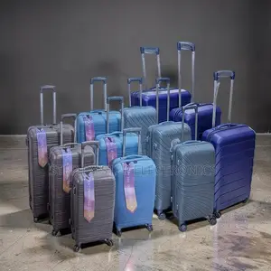 3-in-1 Unbreakable Rubber Suitcase & Briefcase Set