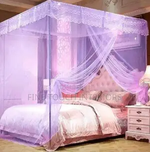 Deluxe 4 Stand Mosquito Net - Modern Bedroom Design