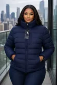 Quality Aries Puff Jacket with Detachable Hoodie - 1