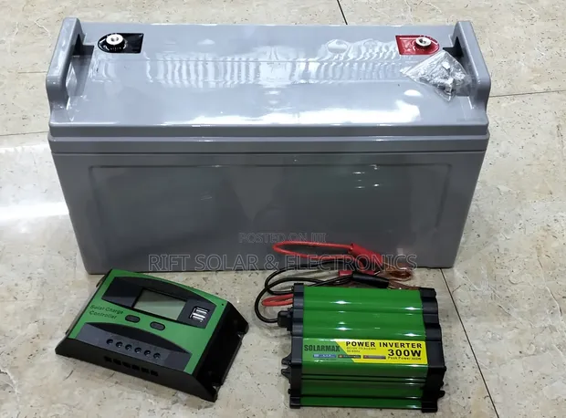 250W Solar Full Kit - 150Ah Battery, 300W Inverter, 30A Controller - 1