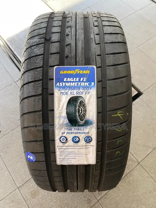 Brand New Goodyear Eagle F1 Asymmetric 3 Runflat Tyres 275/35 R19 100Y XL - 1