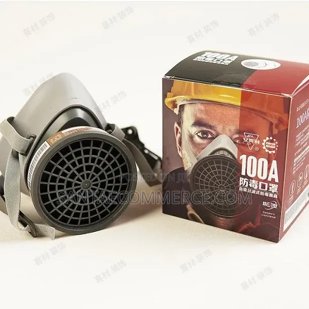 100A Self-Priming Dual Filter Gas Mask - 1