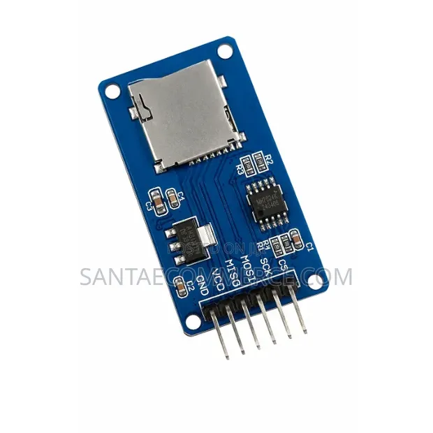 Micro SD Card Module with 3.3V Regulator - SPI Interface - 1