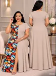 Amaga Maxi Dress ya Kifahari - 1