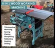 Mashine ya Kufanyia Kazi Mbao 8-in-1 - 2