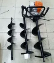 Heavy Duty Earth Auger with 3 Bits - 2