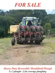 Heavy Duty Reversible Mouldboard Plough (5x2) - 1
