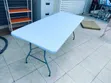 Large White Foldable Plastic Table - 6ft - 1