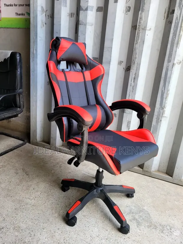 Ergonomic Gaming Chair - Black & White - 1