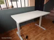 White Electric Height-Adjustable Standing Desk - 2