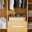 Bamboo Belt Organizer - 35x15x11cm - 4