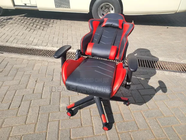 Ergonomic Gaming Chair - Black & Red - 1