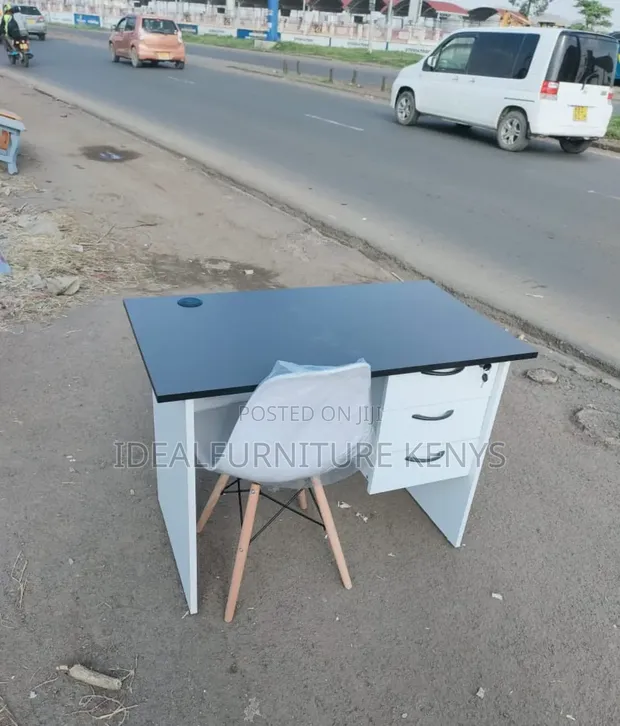 Modern Office Desk with Eames Style Chair - 1