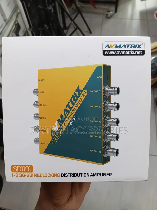 AVMatrix SD1191 1x9 3G SDI Distribution Amplifier - 1