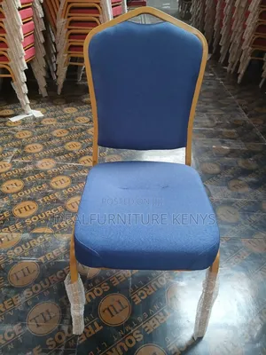 Brand New Red Banquet Chairs with Gold Frame